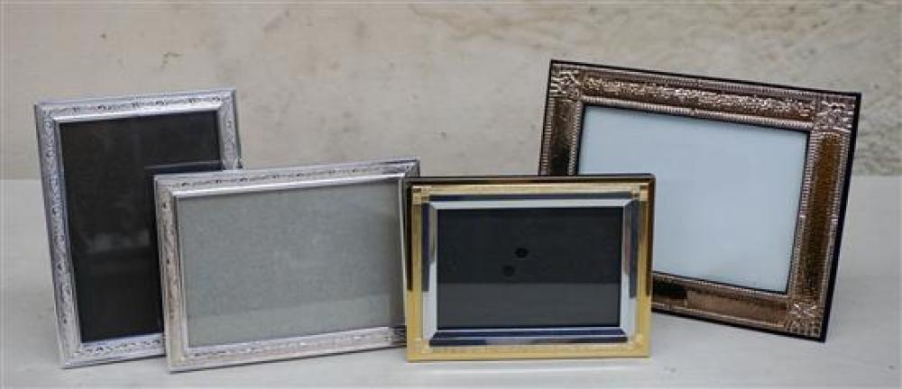 BOX OF SILVER MOUNTED BRASS AND 31f348