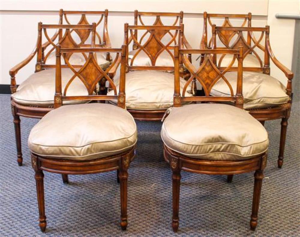 SET OF EIGHT REGENCY STYLE MAHOGANY 31f35e