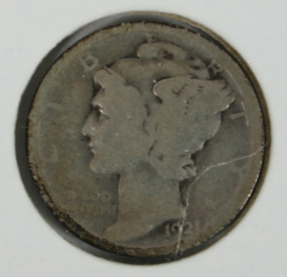 1921 Silver Mercury Dime 4fec8