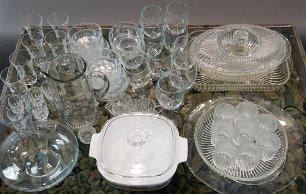 GROUP OF ASSORTED GLASS STEMWARE,