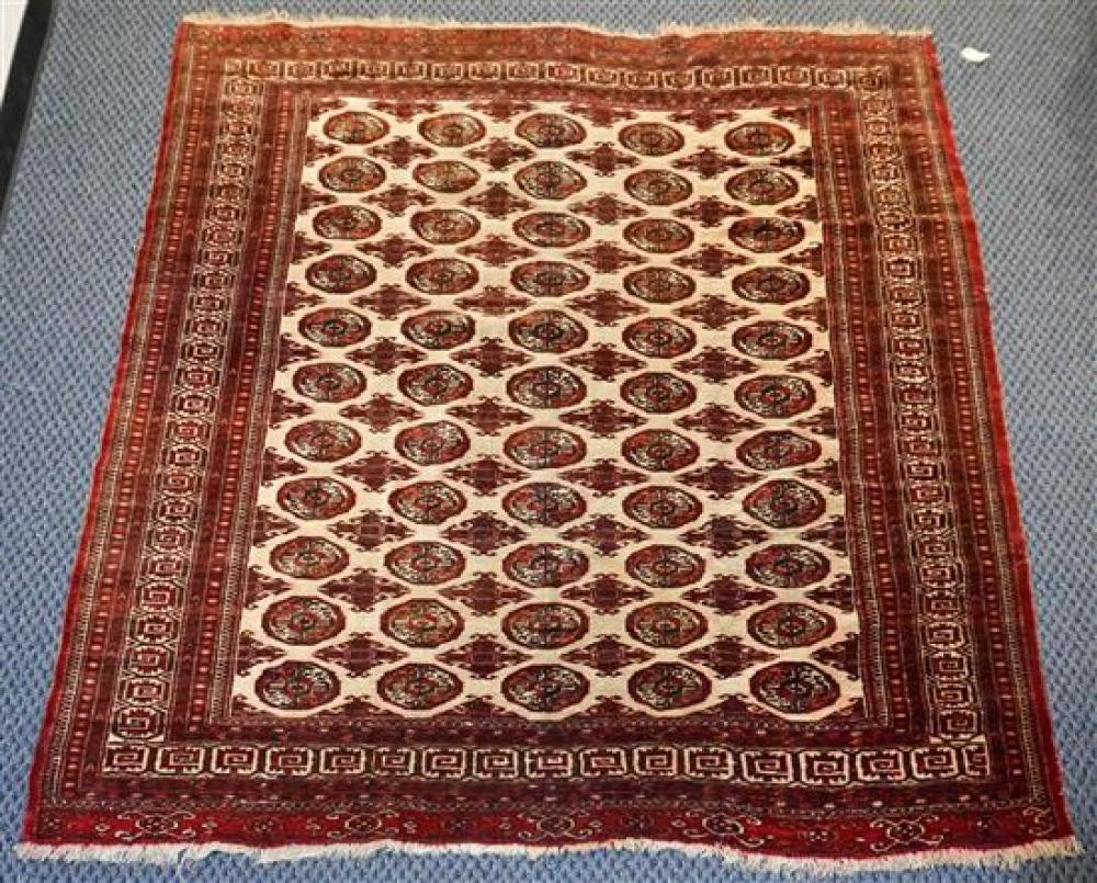 TURKOMAN RUG, 7 FT 7 IN X 6 FT