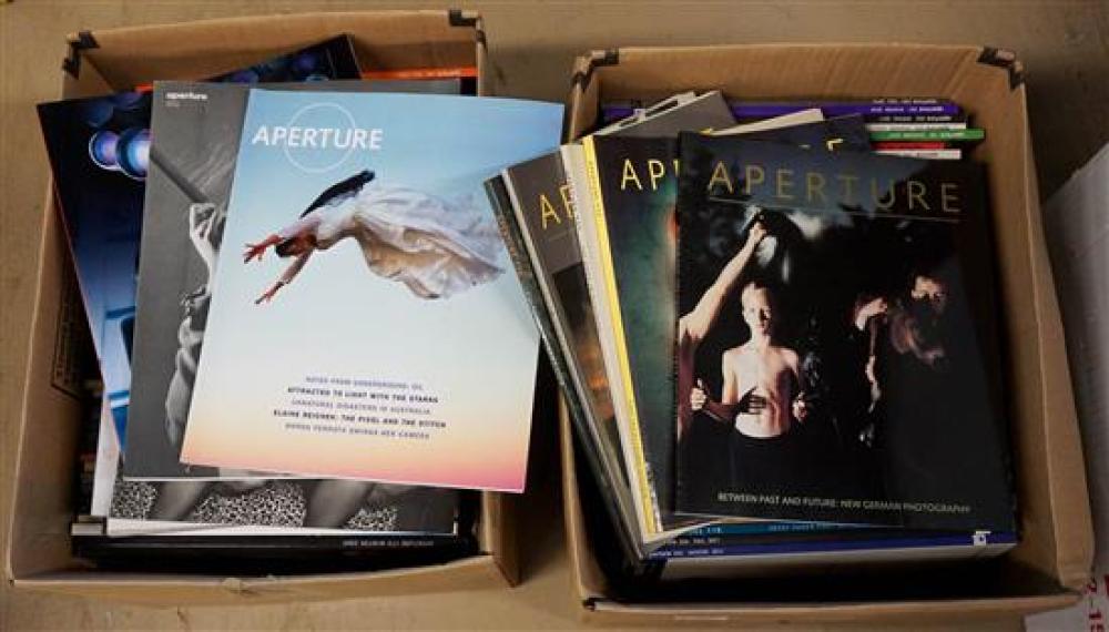 TWO BOXES OF 'APERTURE' PHOTOGRAPHY