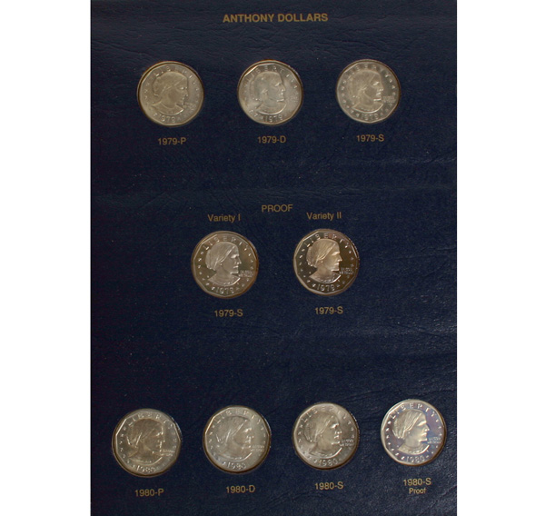 16 Susan B Anthony 1 Coins 1979 P 4fed0