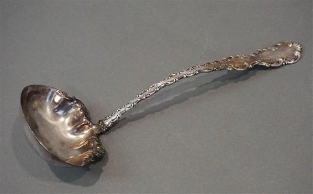 WHITING STERLING SILVER PUNCH LADLE,