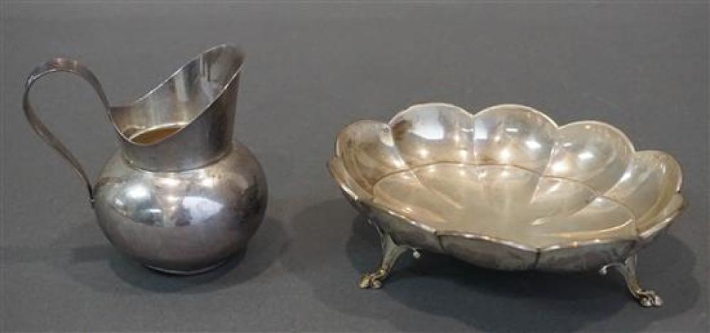 GORHAM STERLING CREAMER AND A WATSON