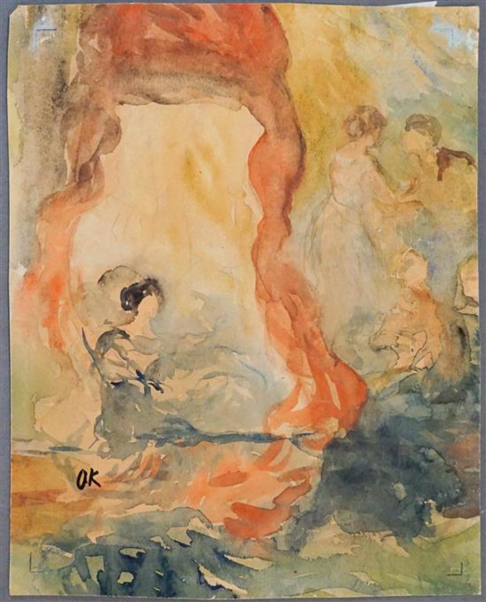 ATTRIBUTED TO OSKAR KOKOSCHKA (AUSTRIAN