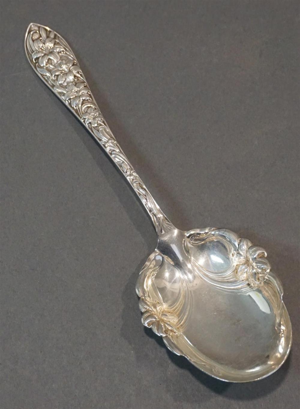 WHITING STERLING SERVING SPOON,