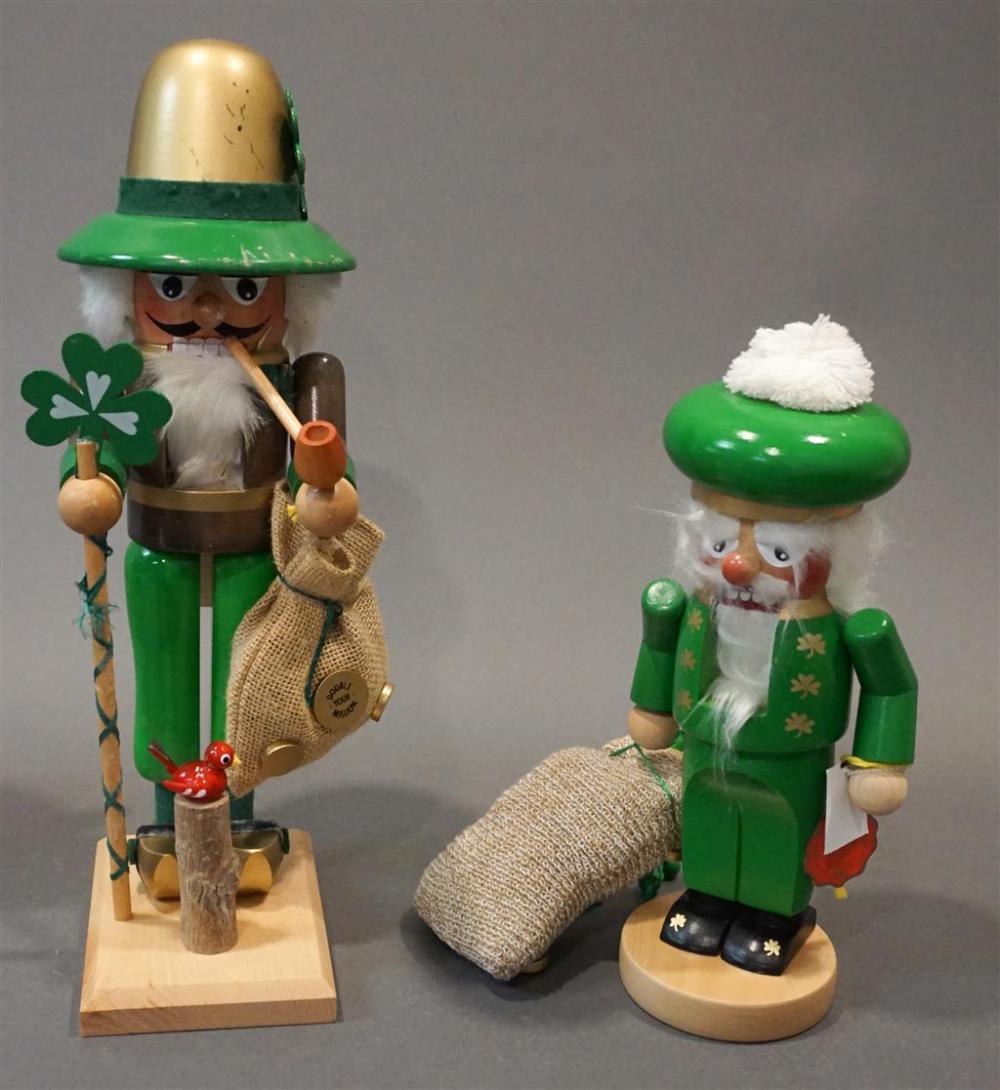 TWO STEINBACH DECORATED WOOD IRISH THEME