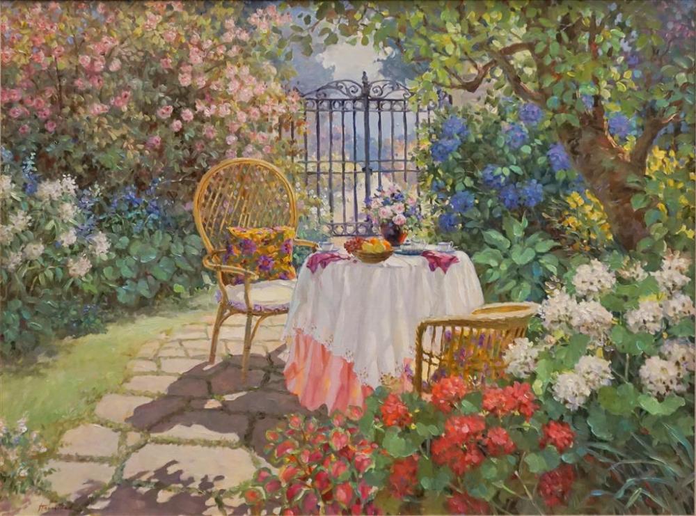 JOSE TRINIDAD, THE ARTIST'S GARDEN,