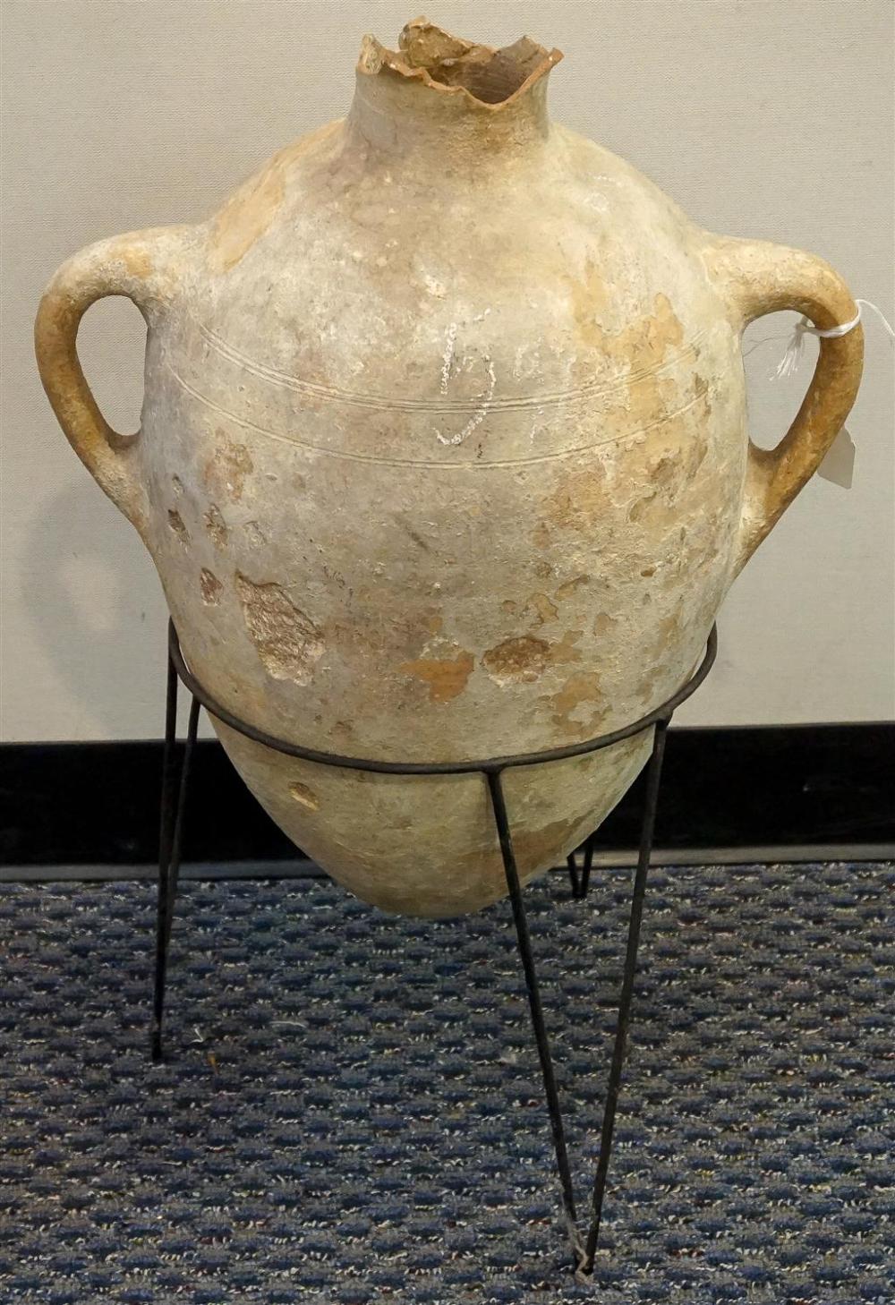 LARGE MIDDLE EASTERN POTTERY PITHOS  321d34