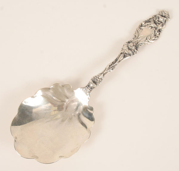 Whiting Nouveau Lily sterling silver