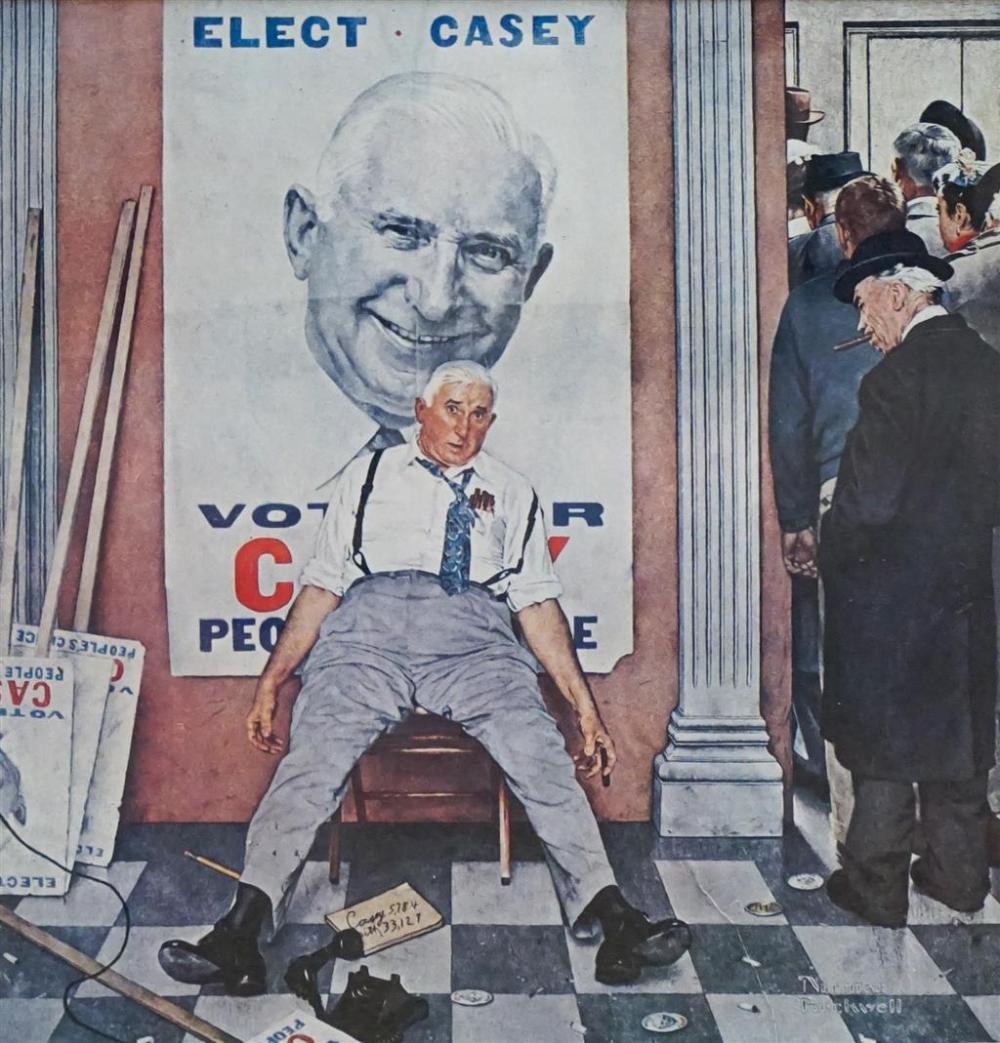 AFTER NORMAN ROCKWELL ELECT CASEY  321da7