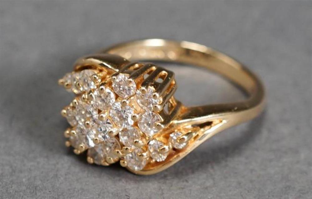 14-KARAT YELLOW-GOLD AND DIAMOND