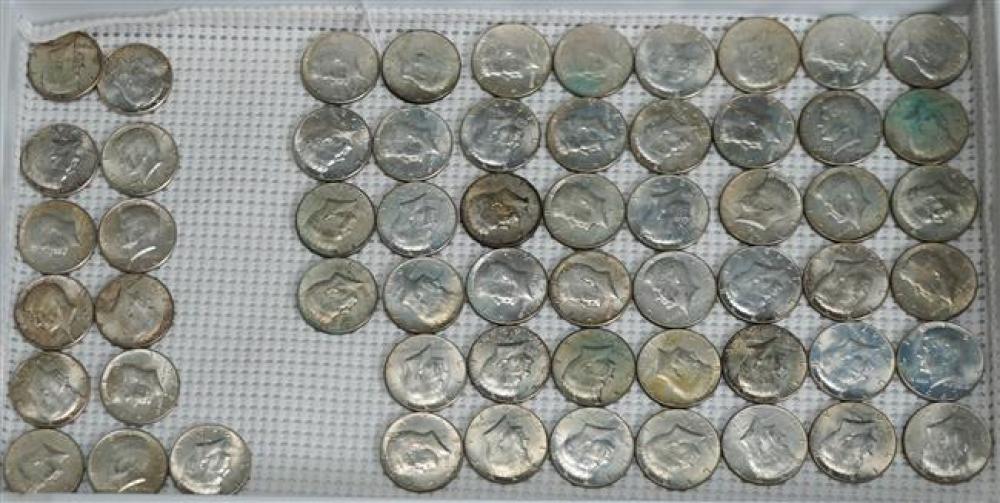COLLECTION OF 13 KENNEDY 1964 SILVER 321e12