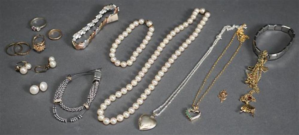 COLLECTION OF JEWELRY INCLUDING 321e0b