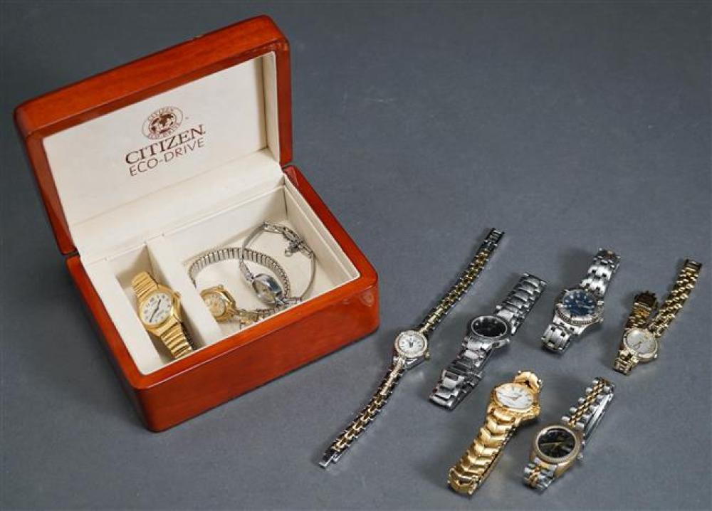 COLLECTION OF NINE LADIES WRISTWATCHESCollection