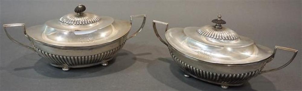 PAIR OF GORHAM STERLING OVAL TWO 321e26