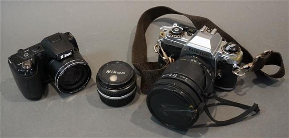 NIKON FG CAMERA WITH EXTRA LENSES