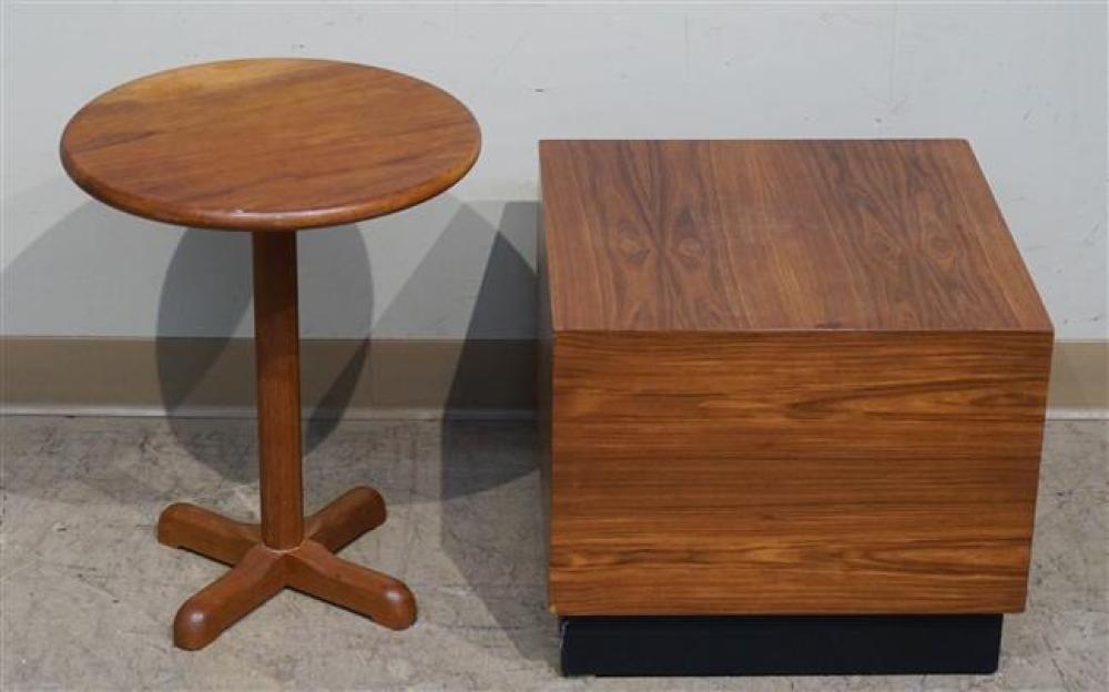 MID-CENTURY MODERN TEAK AND BLACK