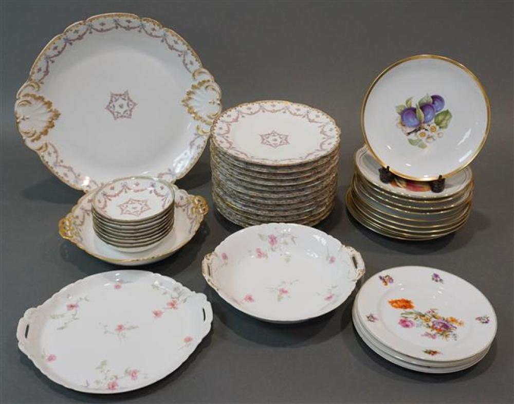 GROUP WITH LIMOGES AND GERMAN PORCELAIN 321e5d