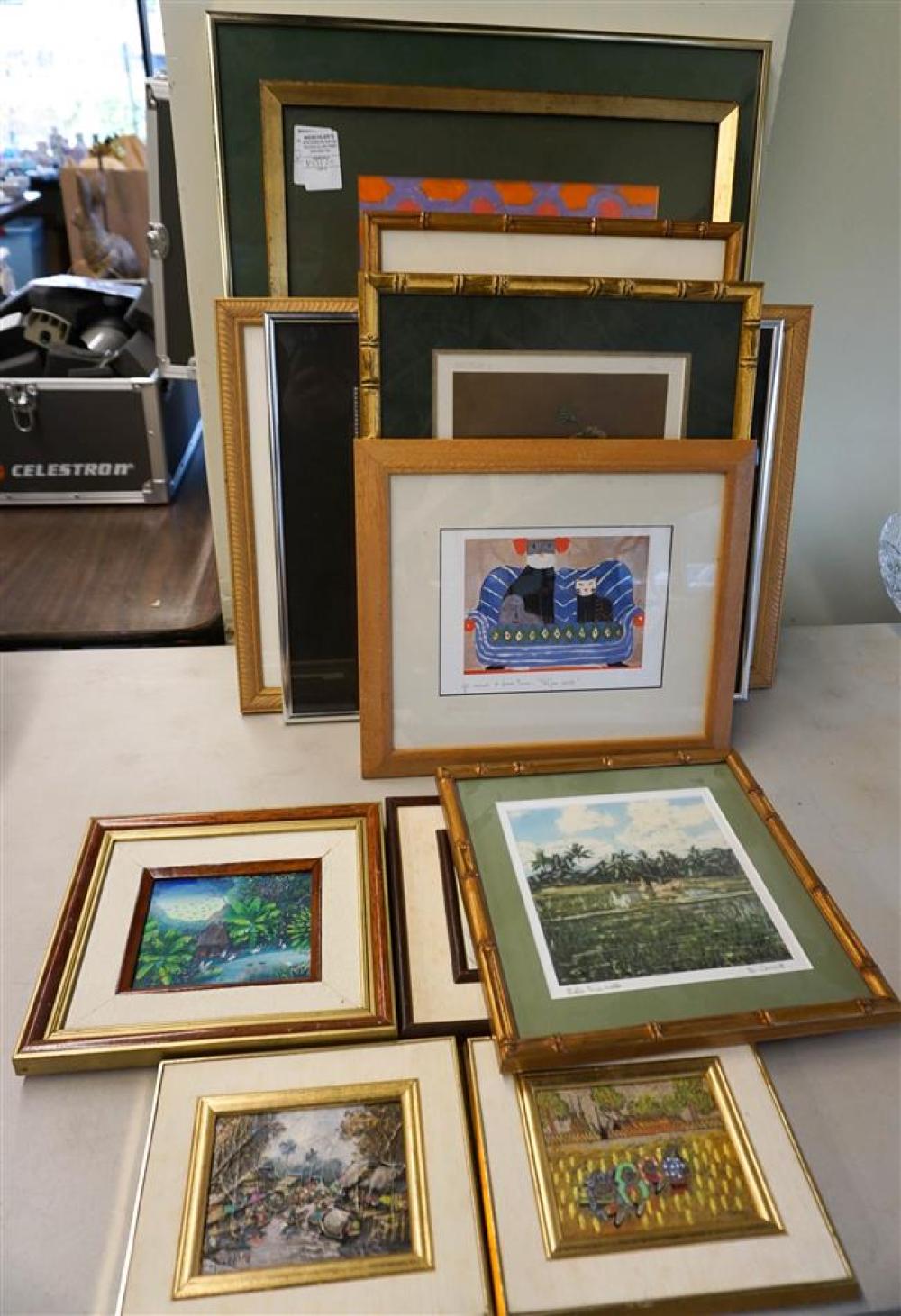 COLLECTION OF ASSORTED FRAMED WORKS 321e90