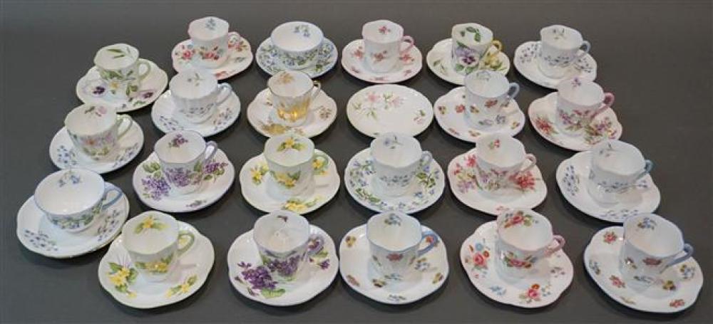 TWENTY TWO SHELLEY PORCELAIN DEMITASSE 321eb5