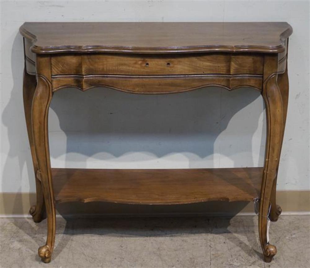 LOUIS XV STYLE WALNUT CONSOLE TABLE  321ee2