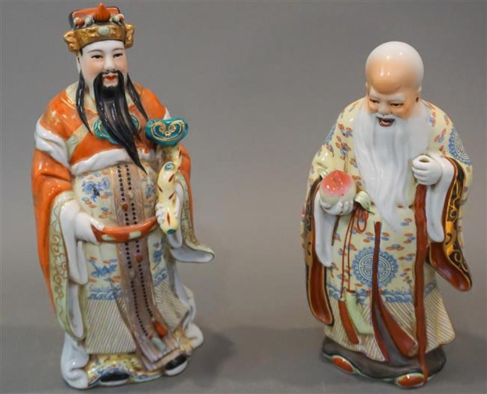 PAIR CHINESE POLYCHROME DECORATED 321f1c