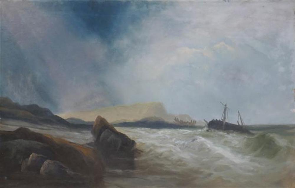 BRITISH SCHOOL 19TH CENTURY SEASCAPE  321f30