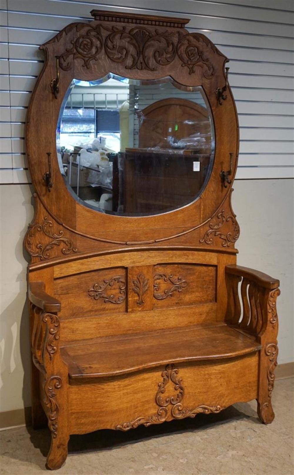 AMERICAN RENAISSANCE STYLE MIRROR BACK 321f65