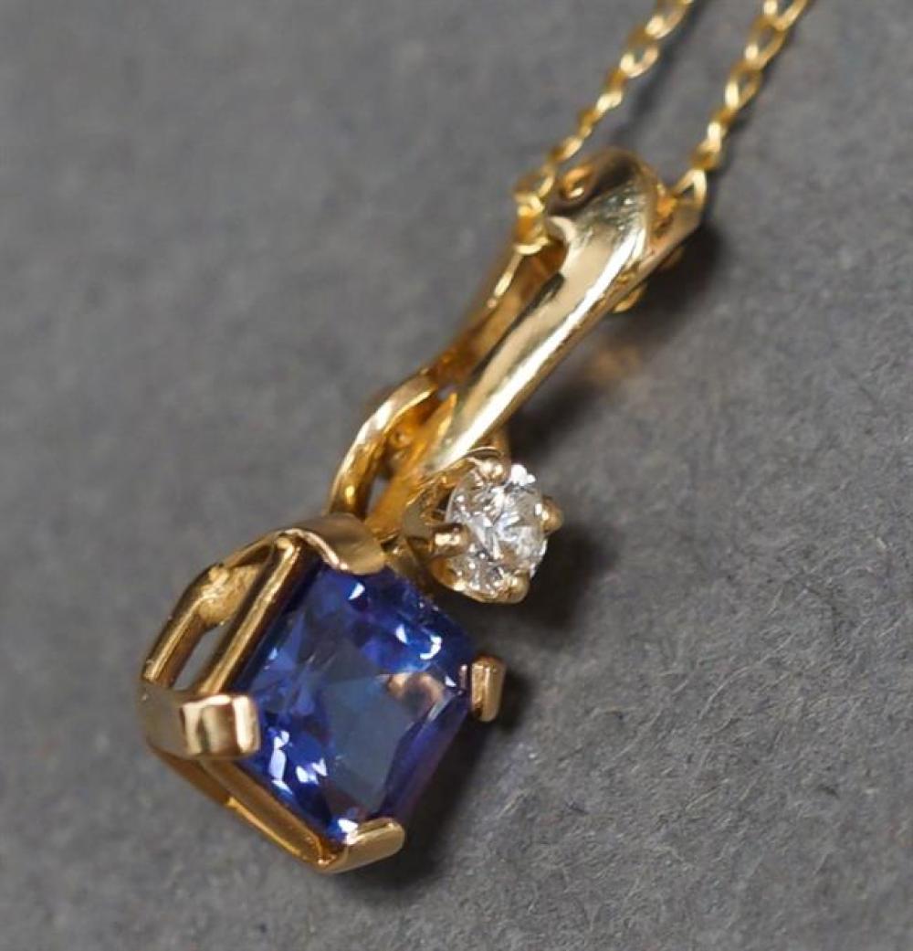 14-KARAT YELLOW-GOLD, IOLITE AND