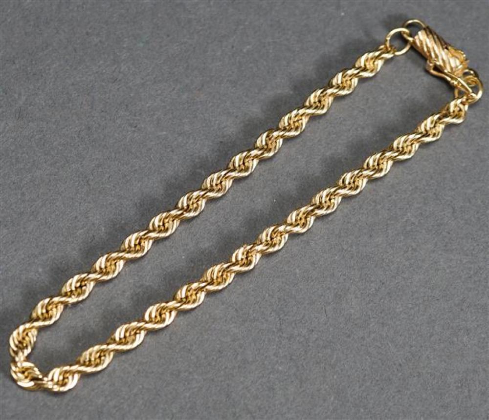 14 KARAT YELLOW GOLD TWISTED ROPE 321fed