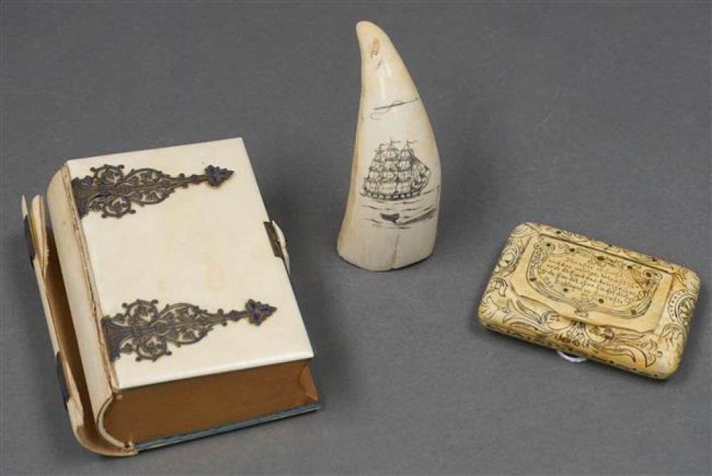 CONTINENTAL SCRIMSHAW HORN SNUFF