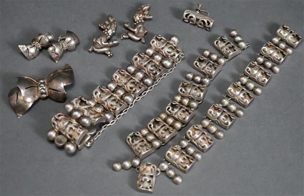 COLLECTION OF MEXICAN SILVER JEWELRYCollection