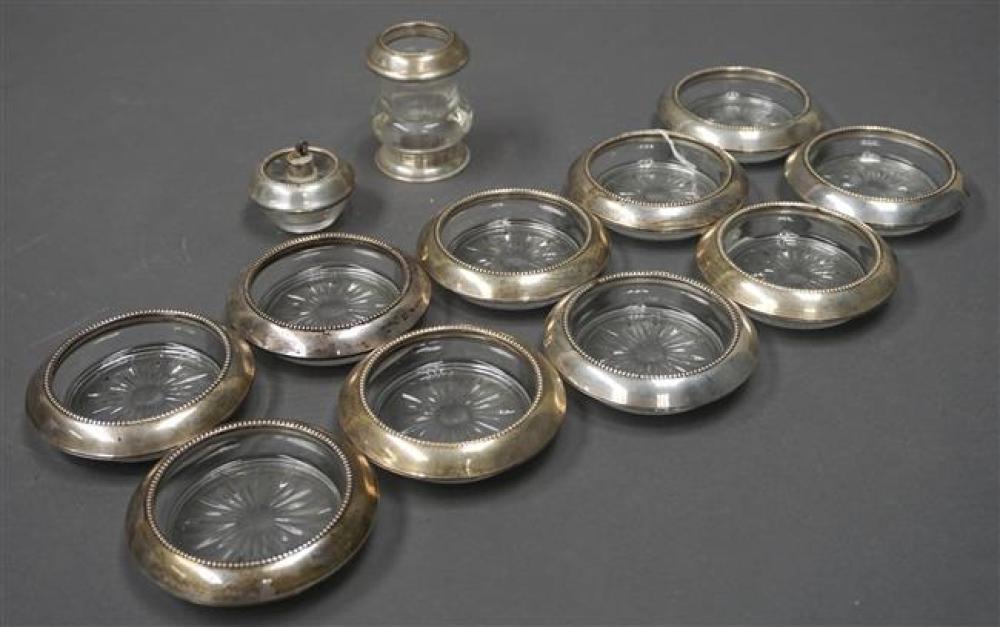 SET OF NINE AMERICAN STERLING SILVER