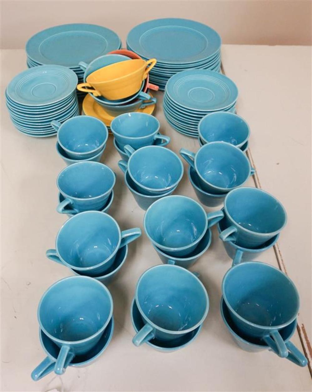 FIESTAWARE TYPE MOSTLY BLUE GLAZED 322023