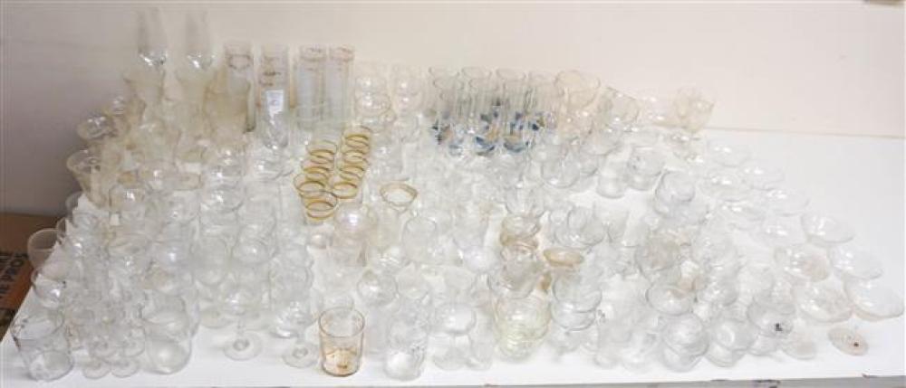 GROUP OF ASSORTED BAR GLASS AND 322031