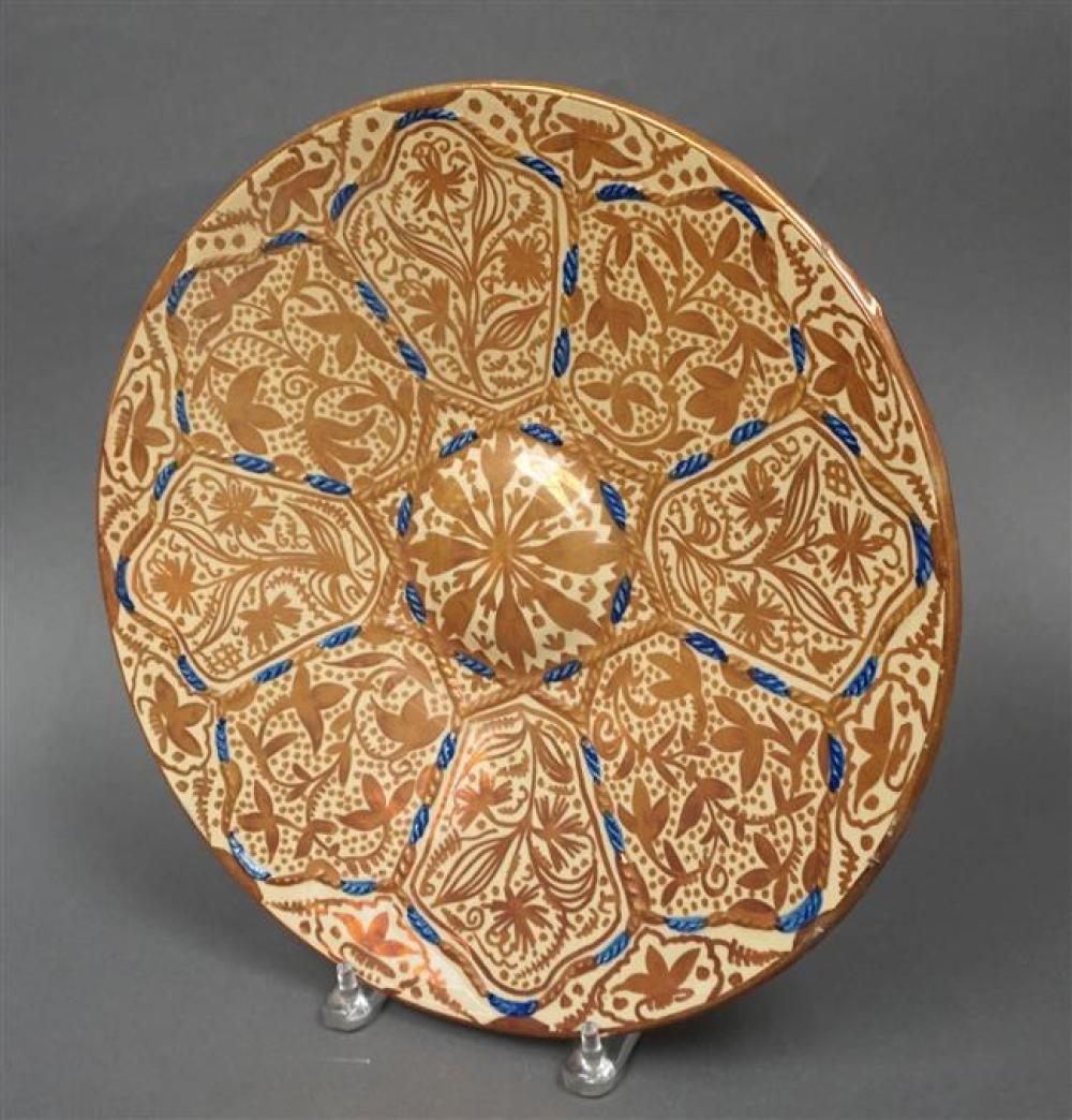 HISPANO MORESQUE TYPE COPPER LUSTREWARE 32203c