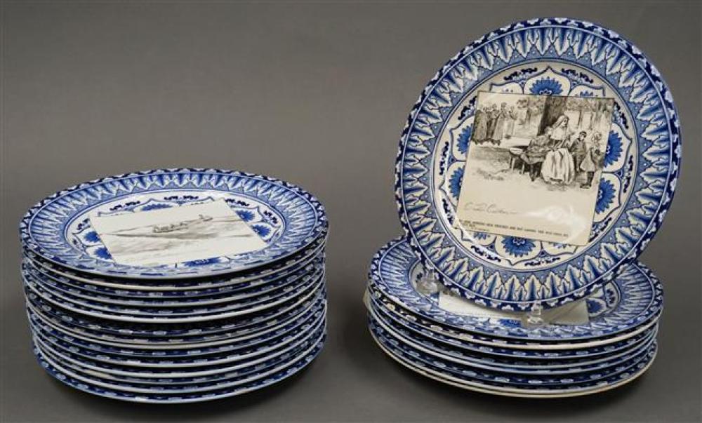 SET WITH TWENTY FOUR ROYAL DOULTON 322080