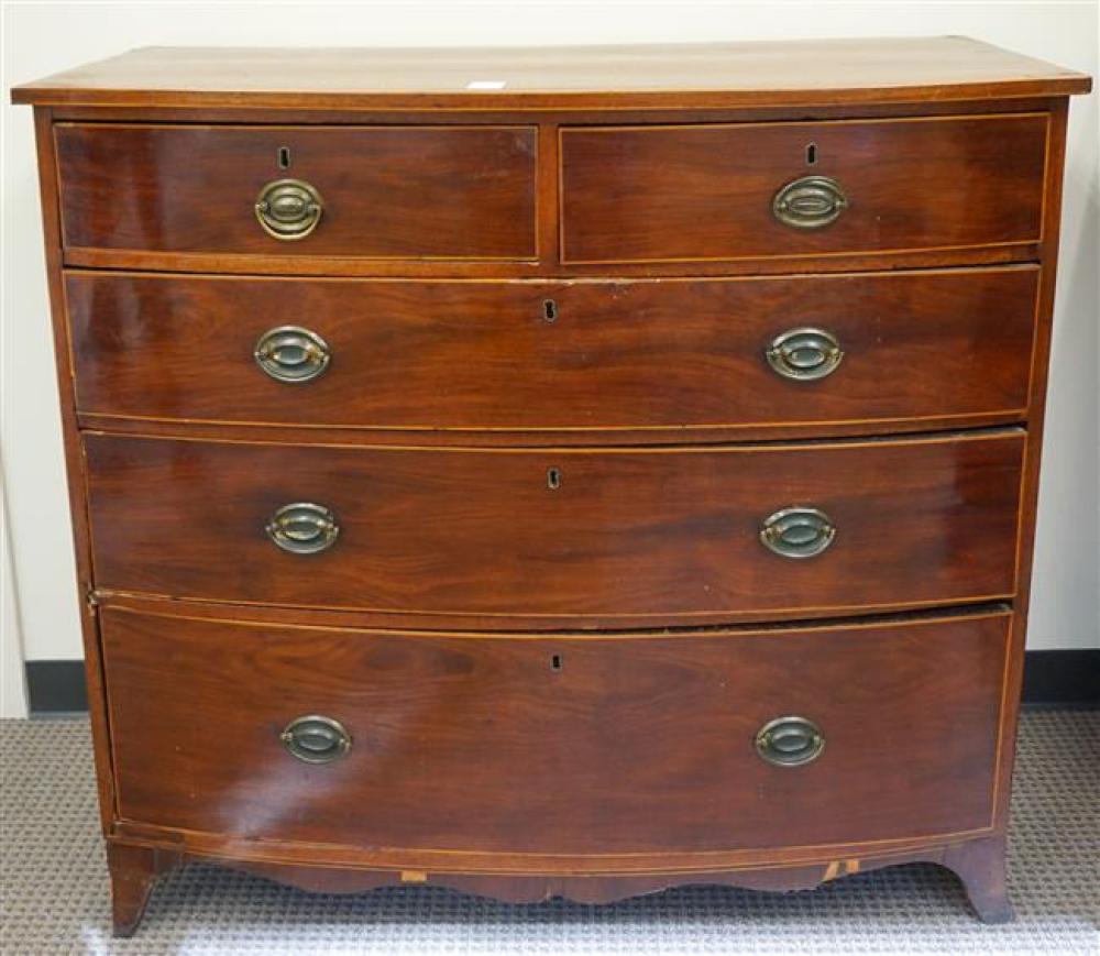 GEORGE III STYLE MAHOGANY BOW FRONT 32209d