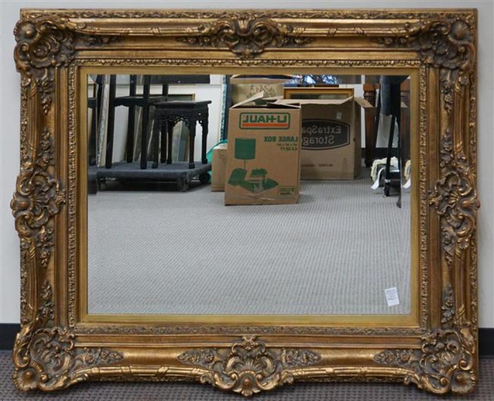 LOUIS XV STYLE GILT MIRROR WITH