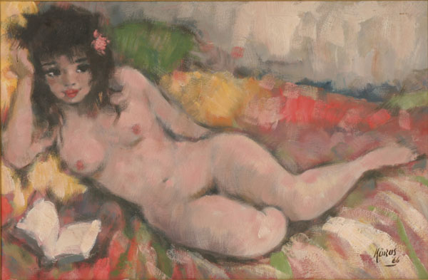  20th century reclining nude female 50348