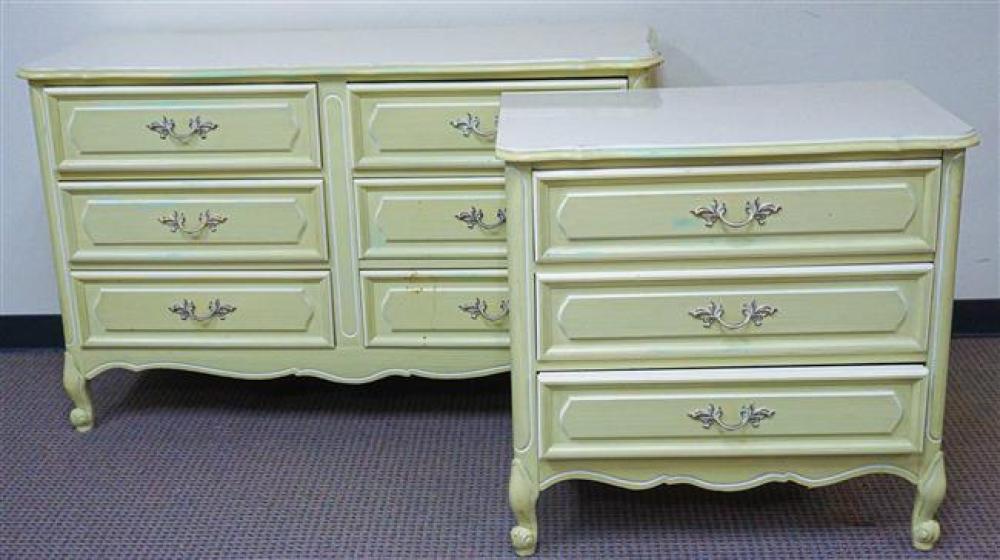 PROVINCIAL STYLE LIGHT GREEN PAINTED