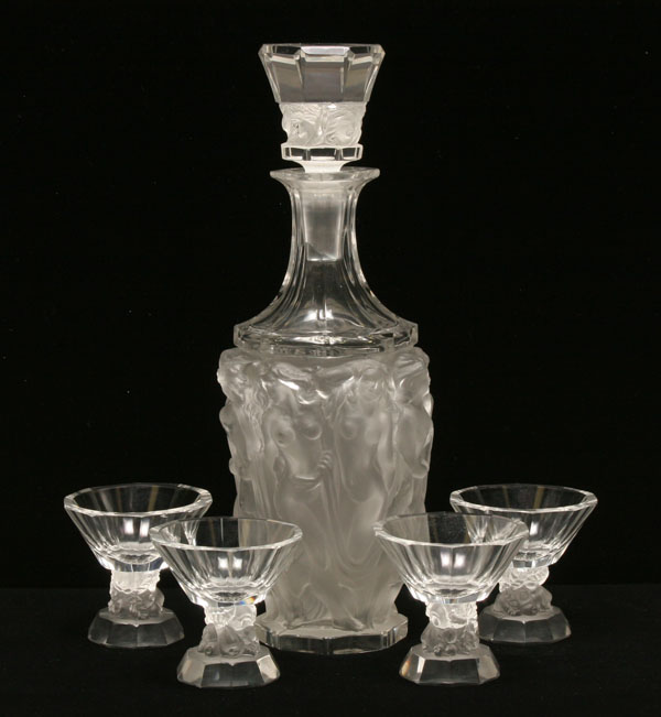 Continental decanter and liqueur