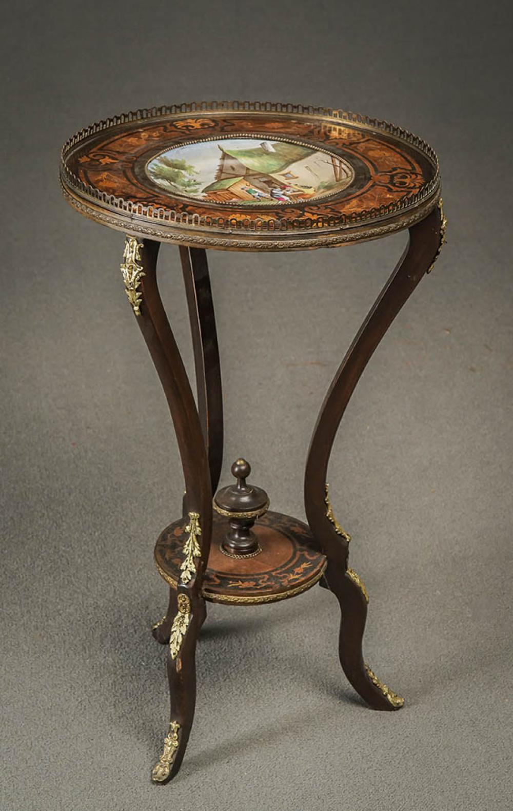 NAPOLEON III ORMOLU MOUNTED MARQUETRY 3222c2