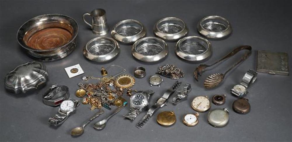 COLLECTION OF STERLING MOUNTED 322314