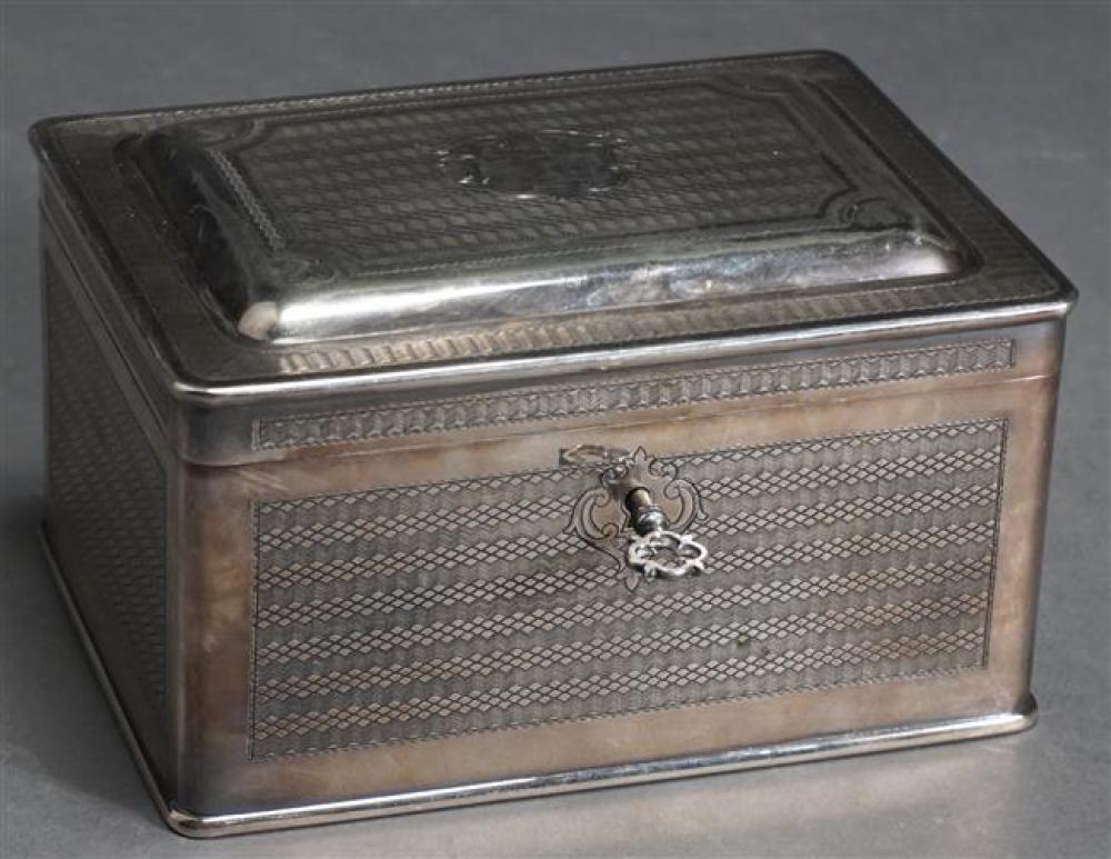 BMF SILVER PLATE HINGED BOX HEIGHT  32232d