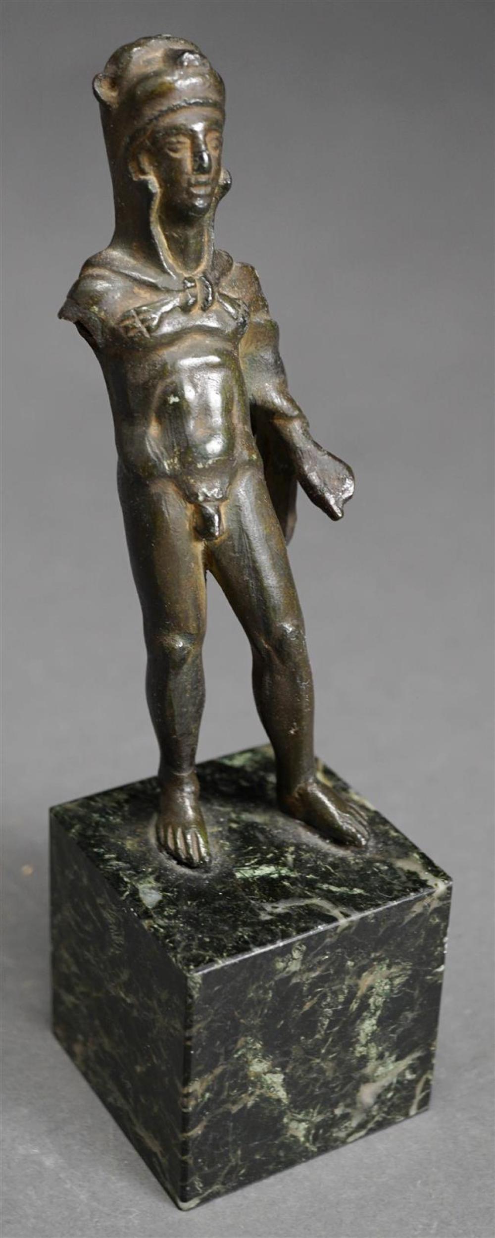 BRONZE SCULPTURE OF HERCULES IN HIS