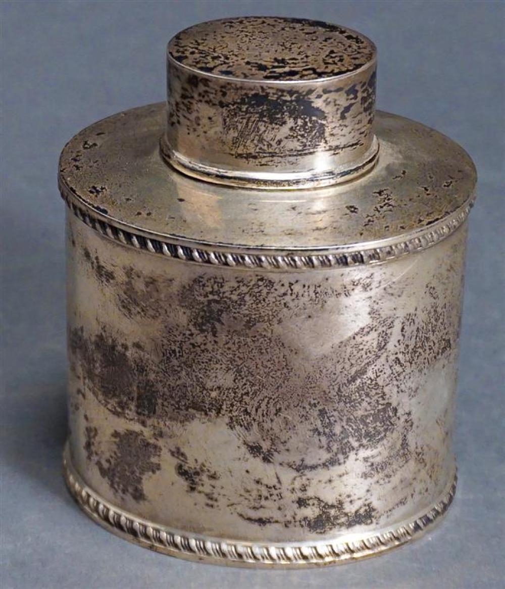 VICTORIAN SILVER TEA CADDY 4 1 32234a