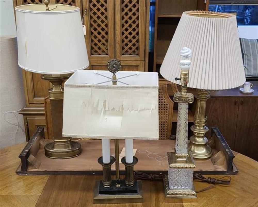 FOUR TABLE LAMPSFour Table Lamps,